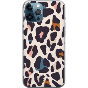 Apple iPhone 12 Pro Gjennomsiktig Telefondeksel Leopardmönster