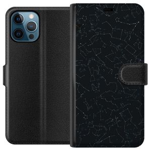 Apple iPhone 12 Pro Max Musta Lompakkokotelo Himlakroppar