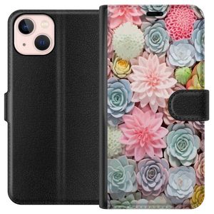 Apple iPhone 13 Musta Lompakkokotelo Växter