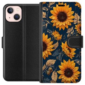 Apple iPhone 13 Musta Lompakkokotelo Solrosor