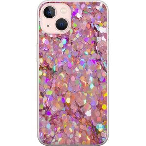 Apple iPhone 13 Gjennomsiktig Telefondeksel Glitter