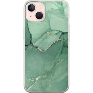 Apple iPhone 13 mini Gjennomsiktig Telefondeksel Grön Marmor