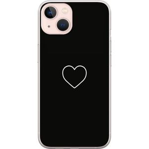 Apple iPhone 13 mini Gjennomsiktig Telefondeksel Hjärta