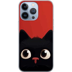 Apple iPhone 13 Pro Transparent Mobilskal Busig Katt