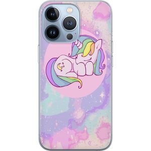 Apple iPhone 13 Pro Transparent Mobilskal Sovande Enhörning