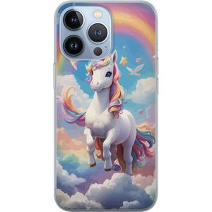 Apple iPhone 13 Pro Transparent Mobilskal Stolt Enhörnig