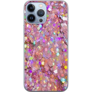 Apple iPhone 13 Pro Max Läpinäkyvä Puhelinkotelo Glitter