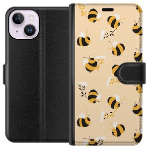 Apple iPhone 14 Sort Tegnebogsetui Humlor