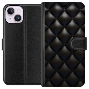 Apple iPhone 14 Sort Tegnebogsetui Lyxiga rutor