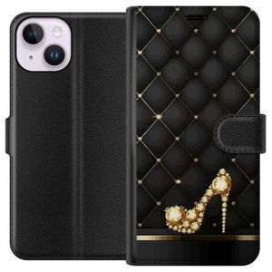 Apple iPhone 14 Sort Tegnebogsetui Lyxig Sko