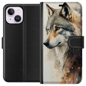 Apple iPhone 14 Plus Svart Plånboksfodral Varg