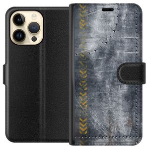 Apple iPhone 14 Pro Max Musta Lompakkokotelo Metall