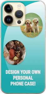 Suunnittele omat Apple iPhone 14 Pro Max Läpinäkyvä kuori