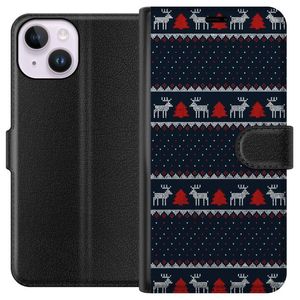 Apple iPhone 15 Svart Plånboksfodral Tomtens Team