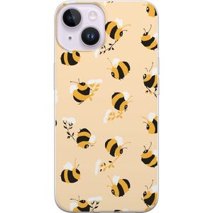 Apple iPhone 15 Gjennomsiktig Telefondeksel Humlor