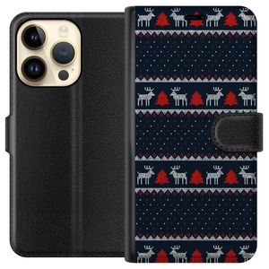 Apple iPhone 15 Pro Svart Plånboksfodral Tomtens Team