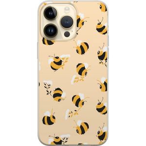 Apple iPhone 15 Pro Max Gjennomsiktig Telefondeksel Humlor