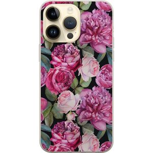 Apple iPhone 15 Pro Max Läpinäkyvä Puhelinkotelo Rosor