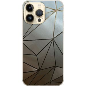 Apple iPhone 15 Pro Max Transparent Mobilskal Mönster Rosé