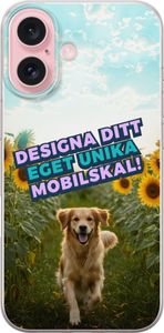 Design ditt eget Apple iPhone 16 Gjennomsiktig deksel