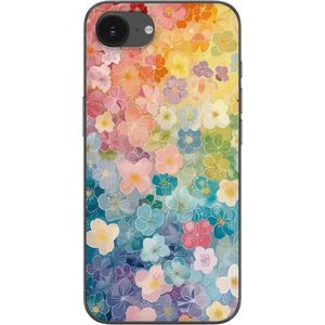 Apple iPhone 16e Läpinäkyvä Puhelinkotelo Miniatyrblommor