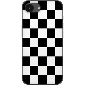 Apple iPhone 16e Transparent Mobilskal Svart och Vitt