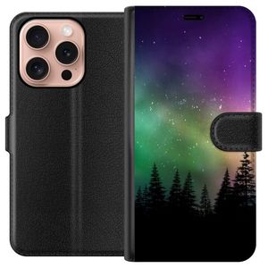 Apple iPhone 16 Pro Musta Lompakkokotelo Norrsken