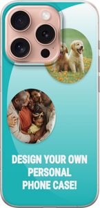 Suunnittele omat Apple iPhone 16 Pro Läpinäkyvä kuori