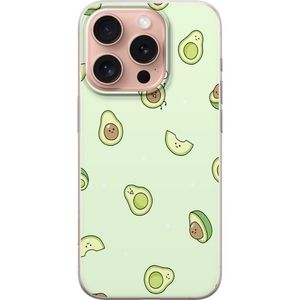 Apple iPhone 16 Pro Läpinäkyvä Puhelinkotelo Avokado