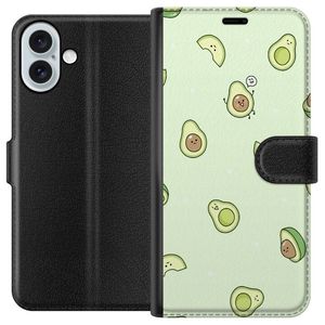 Apple iPhone 16 Plus Sort Lommebokdeksel Avokado