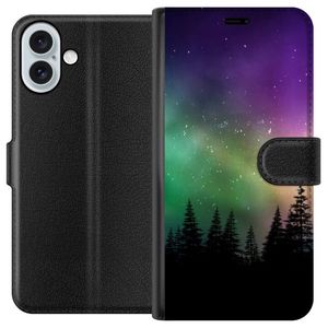 Apple iPhone 16 Plus Sort Lommebokdeksel Norrsken