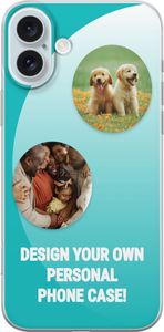 Designa ditt eget Apple iPhone 16 Plus Genomskinligt Skal