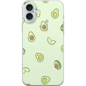 Apple iPhone 16 Plus Läpinäkyvä Puhelinkotelo Avokado