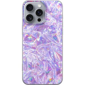 Apple iPhone 16 Pro Max Transparent Mobilskal Glitter