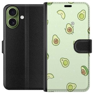 Apple iPhone 17 Sort Tegnebogsetui Avokado