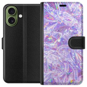 Apple iPhone 17 Musta Lompakkokotelo Glitter