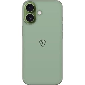 Apple iPhone 17 Gennemsigtigt Telefoncover Hjärta