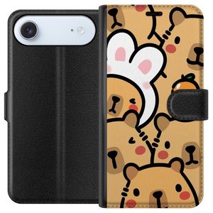 Apple iPhone 17 Air Musta Lompakkokotelo Kapivara