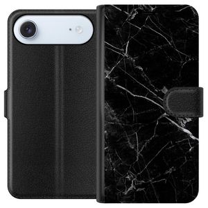 Apple iPhone 17 Air Musta Lompakkokotelo Svart marmor