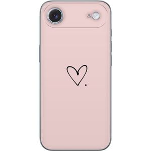 Apple iPhone 17 Air Läpinäkyvä Puhelinkotelo Hjärta.