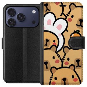 Apple iPhone 17 Pro Musta Lompakkokotelo Kapivara