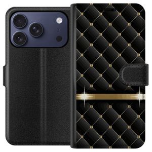 Apple iPhone 17 Pro Sort Tegnebogsetui Lyxigt