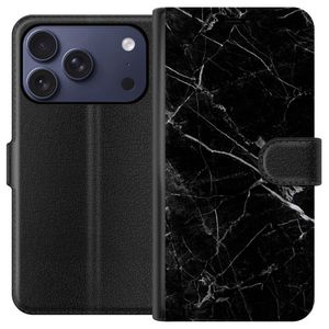 Apple iPhone 17 Pro Musta Lompakkokotelo Svart marmor