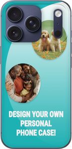 Design dit eget Apple iPhone 17 Pro Gennemsigtig cover