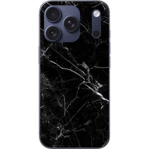 Apple iPhone 17 Pro Gennemsigtigt Telefoncover Svart marmor