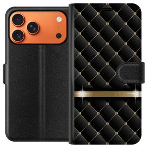 Apple iPhone 17 Pro Max Musta Lompakkokotelo Lyxigt