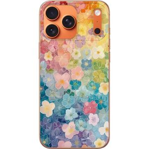 Apple iPhone 17 Pro Max Läpinäkyvä Puhelinkotelo Miniatyrblommor