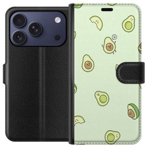 Apple iPhone 18 Pro Musta Lompakkokotelo Avokado