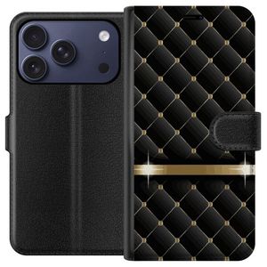 Apple iPhone 18 Pro Musta Lompakkokotelo Lyxigt
