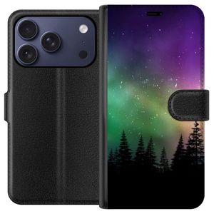 Apple iPhone 18 Pro Musta Lompakkokotelo Norrsken